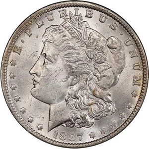 image for: $1 1887/6-O PCGS MS63 CAC