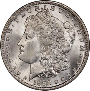 image for: $1 1892-O PCGS MS64+ CAC