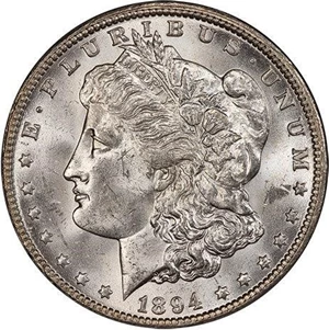 image for: $1 1894-O PCGS MS63