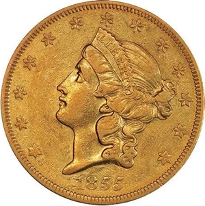 image for: $20 1855-O PCGS XF45+ CAC