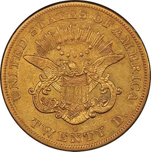 image for: $20 1855-O PCGS XF45+ CAC