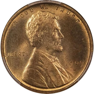 image for: 1C 1909-S VDB. LINCOLN. PCGS MS66 RD