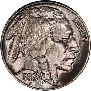 image for: 5C 1936-S PCGS MS67 CAC