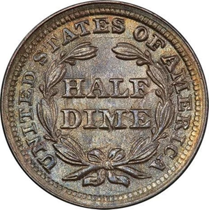 image for: H10C 1855 ARROWS. PCGS MS66+ CAC