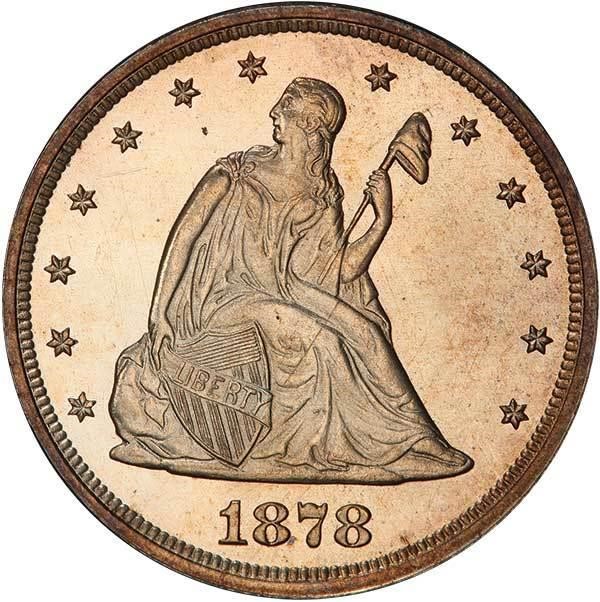 image for: 20C 1878 PCGS PR65+ CAC