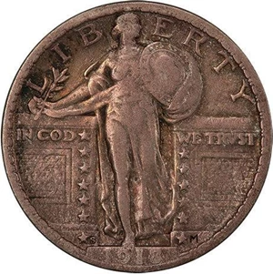 image for: 25C 1918/7-S PCGS VF25