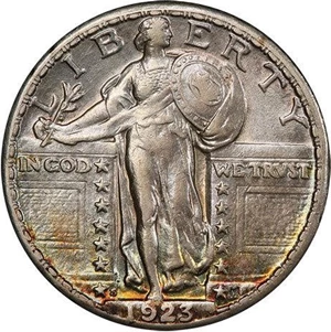image for: 25C 1923-S PCGS XF45