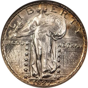 image for: 25C 1927-S NGC MS61