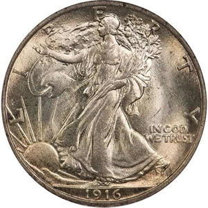 image for: 50C 1916 PCGS MS66 CAC