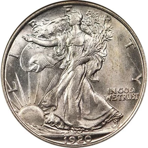 image for: 50C 1920 NGC MS64 CAC