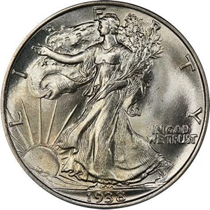 image for: 50C 1938 PCGS MS67+ CAC