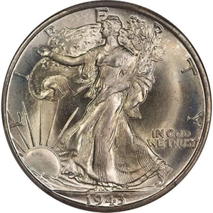 image for: 50C 1943-D PCGS MS67+ CAC
