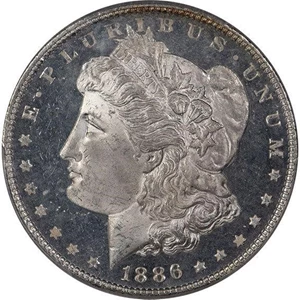 image for: $1 1886 PCGS MS65+ DMPL CAC