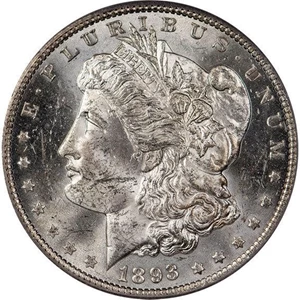 image for: $1 1893-O PCGS MS62+ CAC