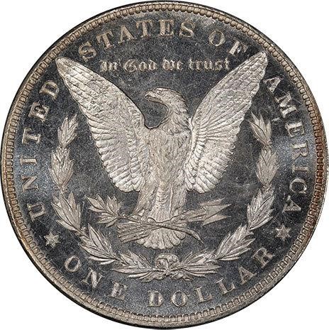 image for: $1 1899 PCGS MS65 DMPL