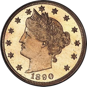 image for: 5C 1890 PCGS PR66+ CAM