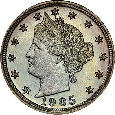 image for: 5C 1905 PCGS PR67+ CAC