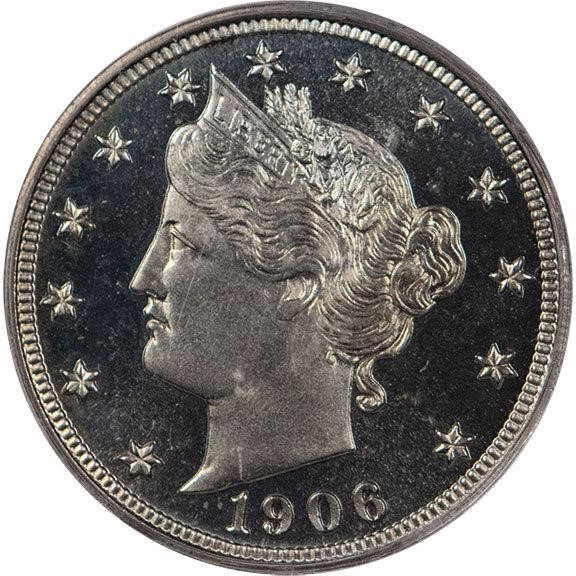 image for: 5C 1906 PCGS PR67 CAM CAC