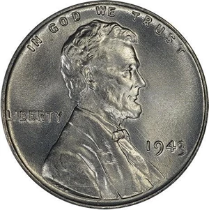 image for: 1C 1943-P,D,S SET. PCGS MS68 CAC