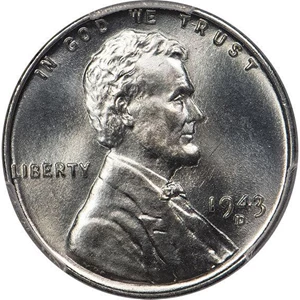 image for: 1C 1943-P,D,S SET. PCGS MS68 CAC
