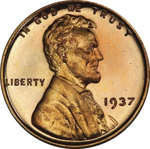 image for: 1C 1937 PCGS PR66+ RD CAM CAC