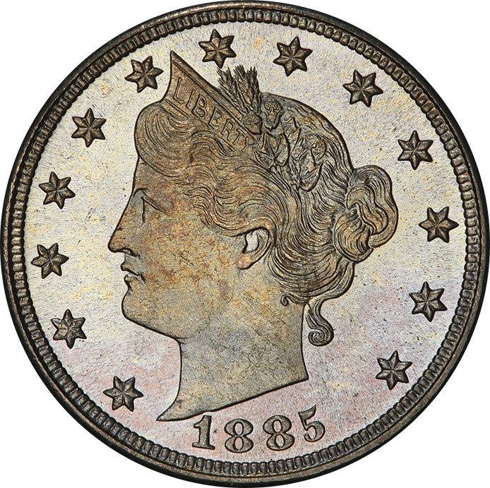 image for: 5C 1885 PCGS PR67+ CAC