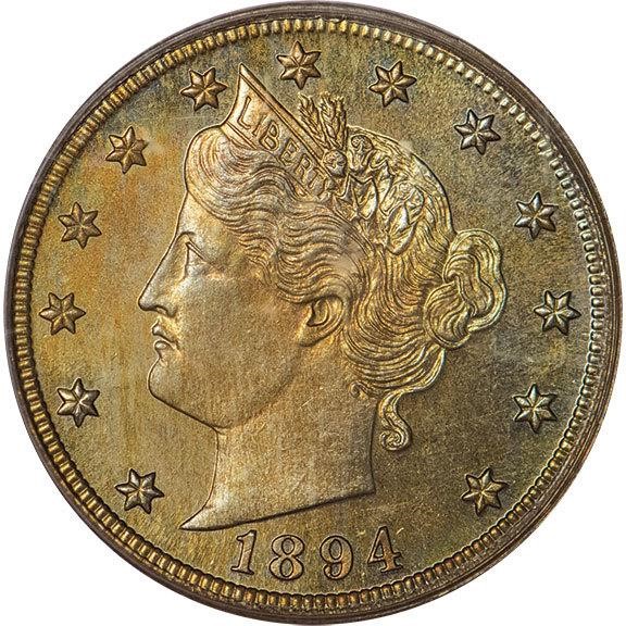 image for: 5C 1894 PCGS PR65 CAC