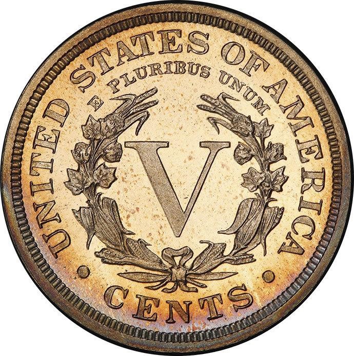 image for: 5C 1911 PCGS PR66 DCAM