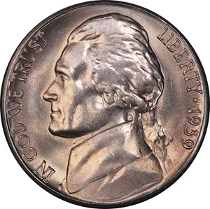 image for: 5C 1939-S REVERSE OF 1940. PCGS MS66 FS