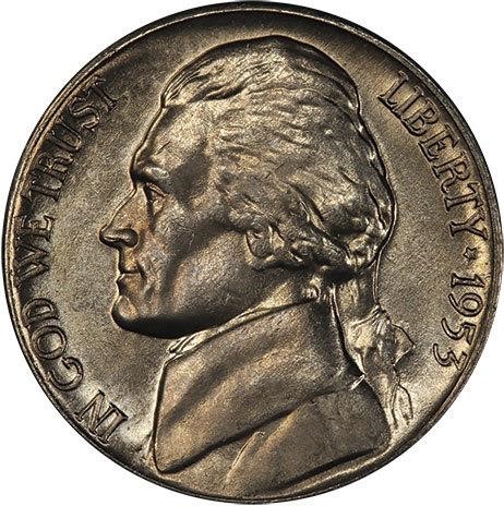 image for: 5C 1953-D PCGS MS66+ FS