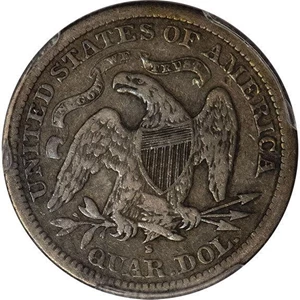 image for: 25C 1866-S PCGS VF25