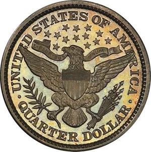 image for: 25C 1896 PCGS PR65