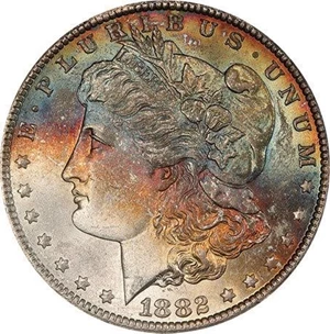 image for: $1 1882-CC PCGS MS66 CAC