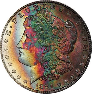 image for: $1 1884 PCGS MS67