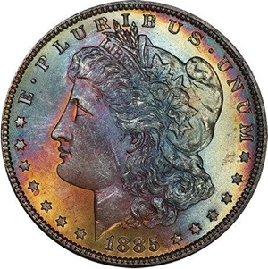 image for: $1 1885 PCGS MS65 CAC