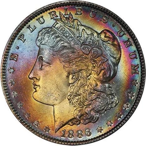 image for: $1 1886 PCGS MS67 CAC