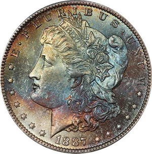 image for: $1 1887-O PCGS MS65+ CAC