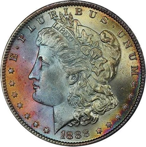 image for: $1 1888 PCGS MS66+ CAC