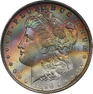 image for: $1 1896 PCGS MS66+ CAC