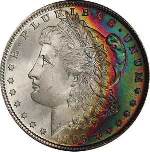 image for: $1 1896 PCGS MS67