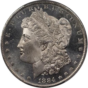 image for: $1 1884-O PCGS MS66 DMPL CAC