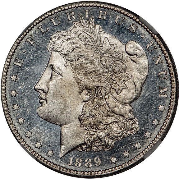 image for: $1 1889-S NGC MS66 DMPL