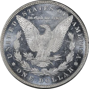 image for: $1 1890 PCGS MS64+ DMPL CAC