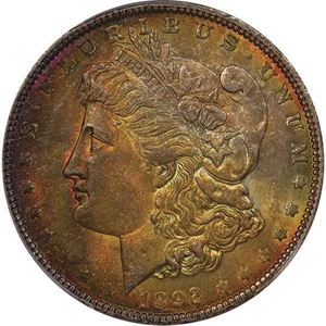image for: $1 1892 PCGS MS64