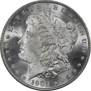 image for: $1 1901-S PCGS MS66