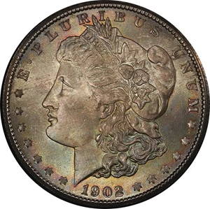 image for: $1 1902-S PCGS MS66
