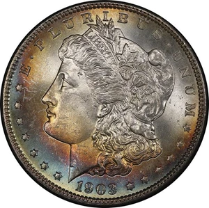 image for: $1 1903 PCGS MS67+ CAC
