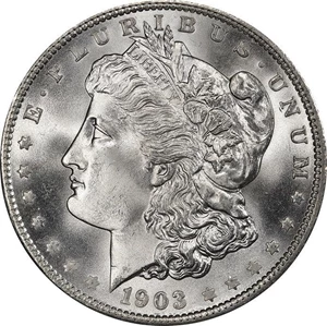 image for: $1 1903-O PCGS MS67+ CAC