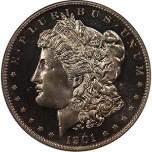 image for: $1 1901 PCGS PR67 CAC