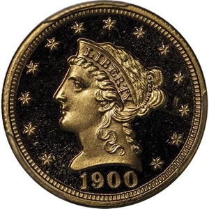image for: $2.50 1900 PCGS PR68+ DCAM CAC